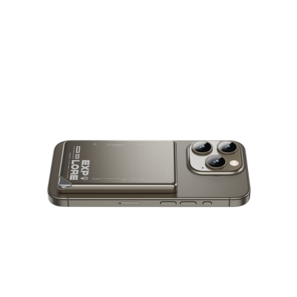 Доп. АКБ WIWU Ultra-Thin MagSafe 5000mAh Titan Aloy